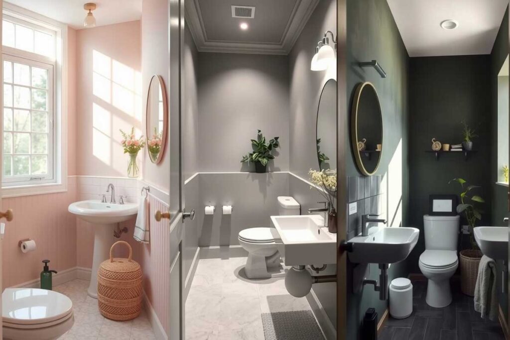 26 Paint Color Ideas to Make Your Small Bathroom Feel Spacious