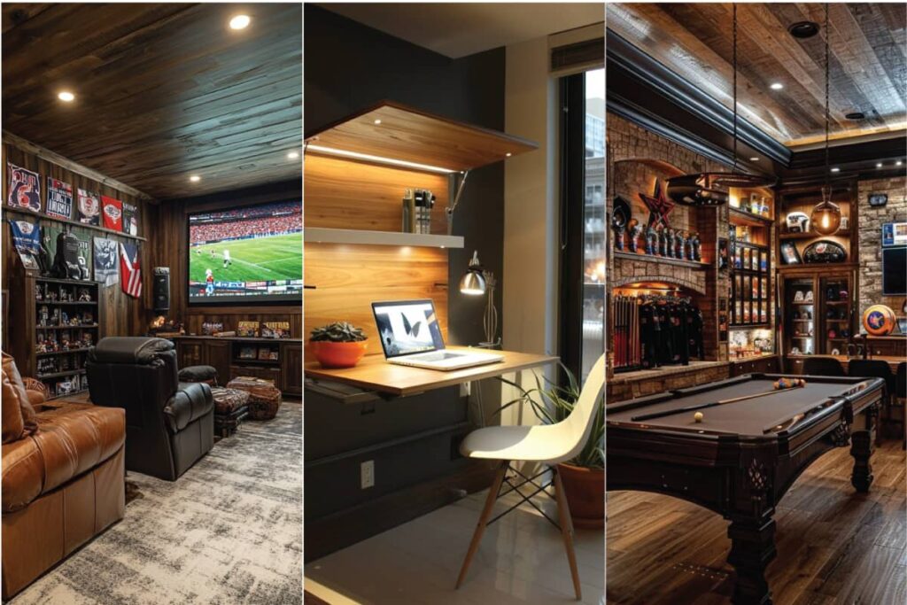 Creative Man Cave Ideas for a Small Room