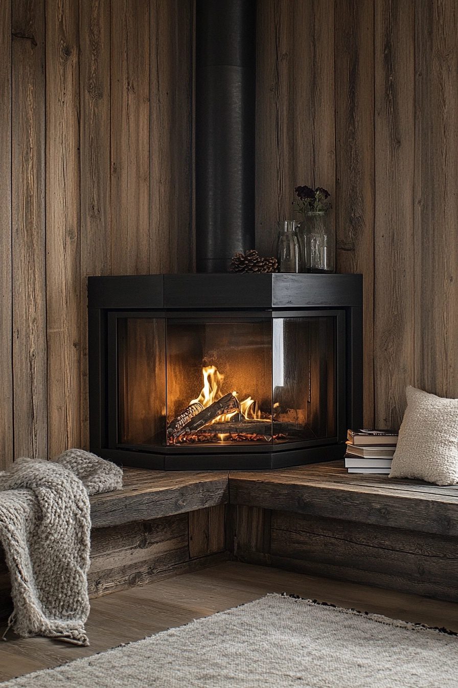 Corner Fireplace Makeover Ideas That Bring Warmth and Charm