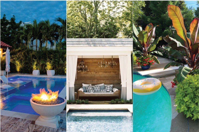 Pool Tropical Garden Design Ideas