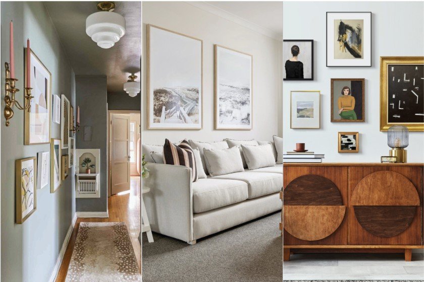 Unique spaces to hang art in your home