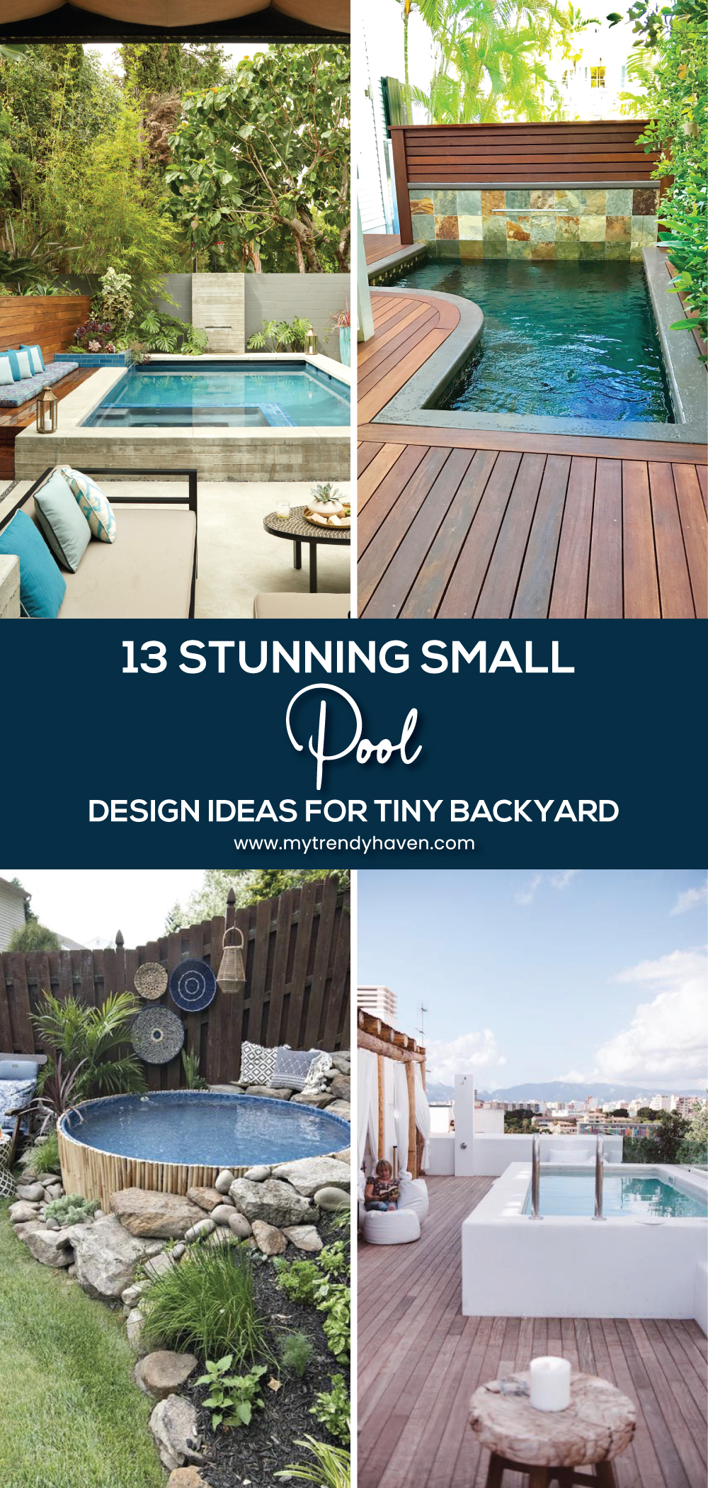 Stunning Small Pool Design Ideas for Tiny backyards