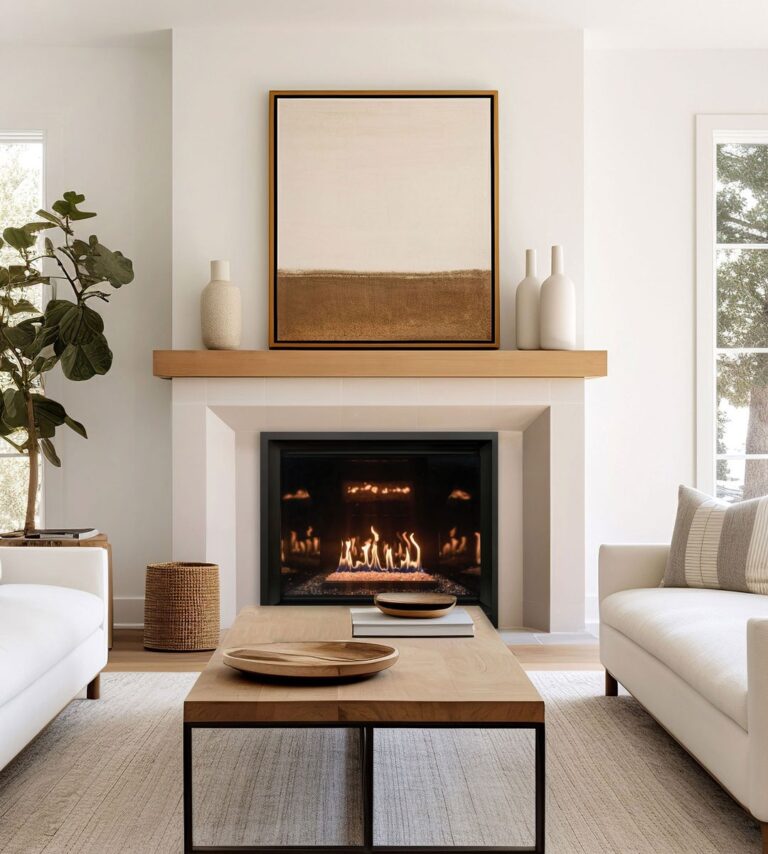 Ways to Decorate Your Fireplace with Built-Ins on Each Side