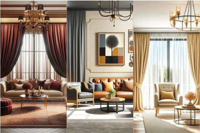 Living Room Curtain Colors for Cream Walls