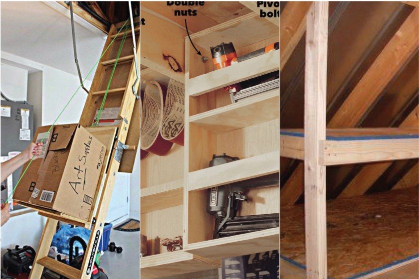 Tricks to Turn an Unfinished Attic Into a Practical Storage Space
