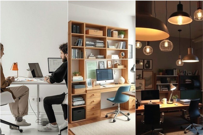 his and her office space home