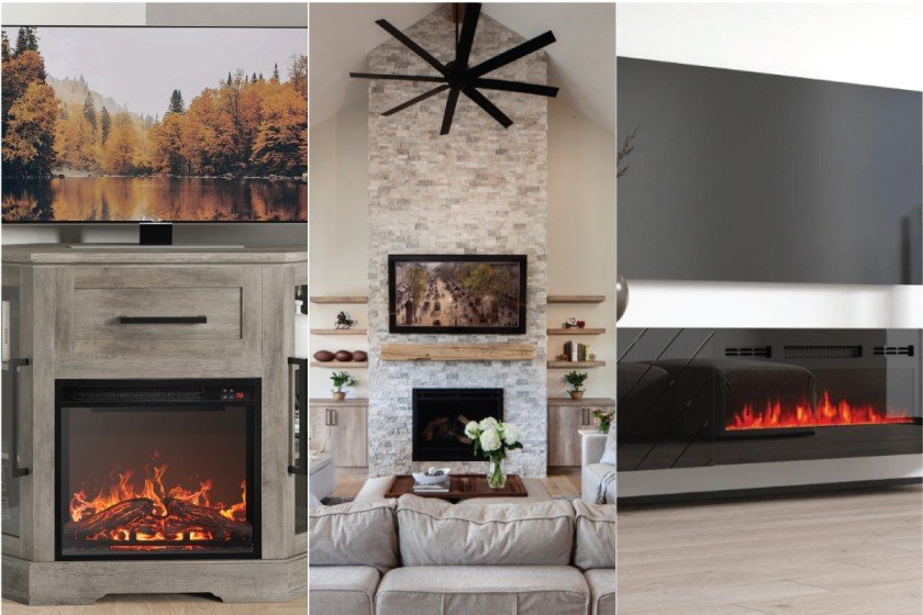 Electric Fireplace Ideas with TV