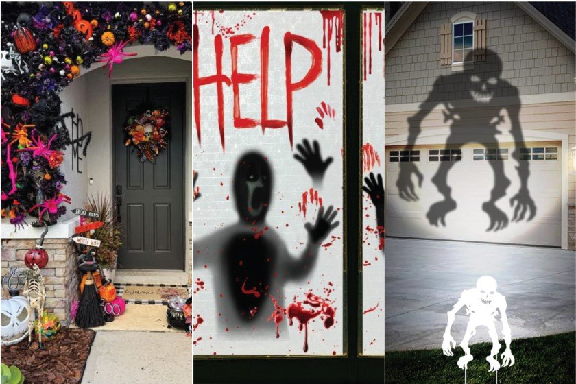 Garage Door Halloween Décor