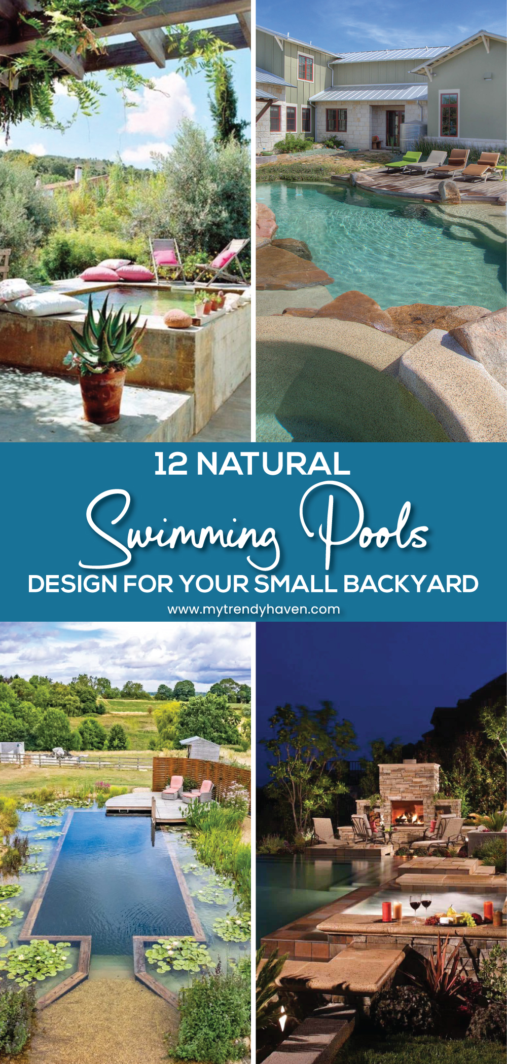 Natural Swimming Pool Designs for Your Small Backyard