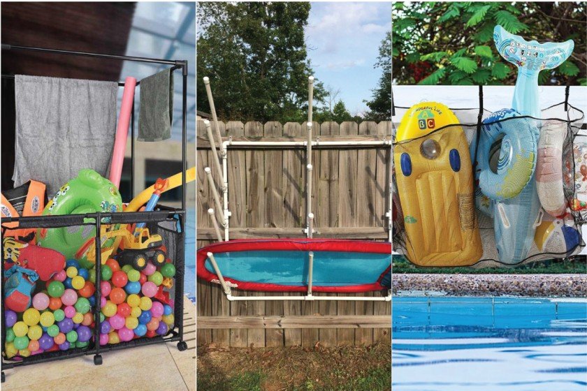 Pool Float Storage Ideas