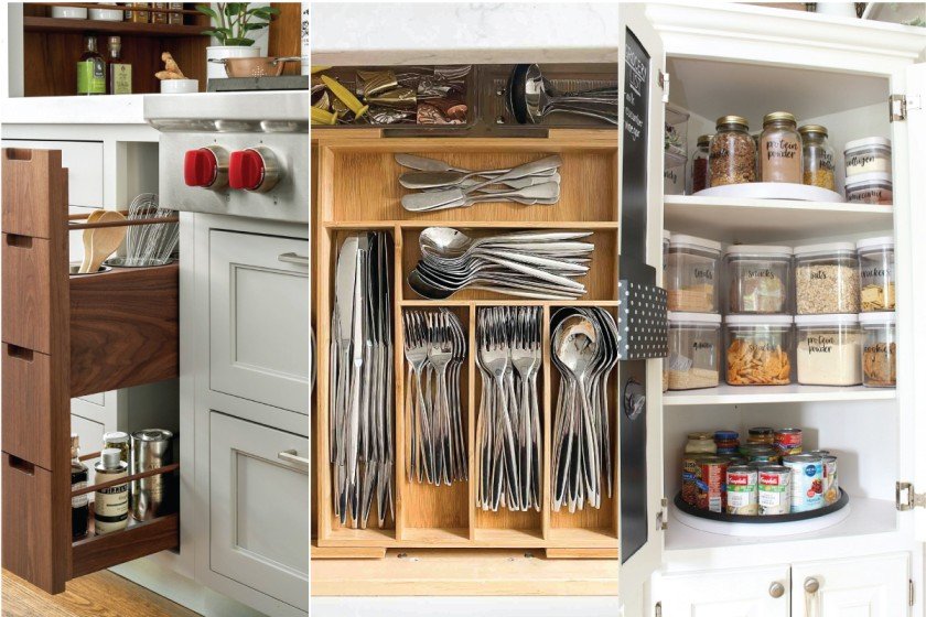 Kitchen Cabinet Organization Ideas