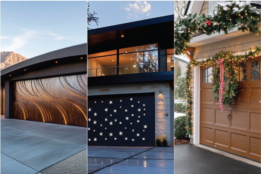 garage door decor ideas