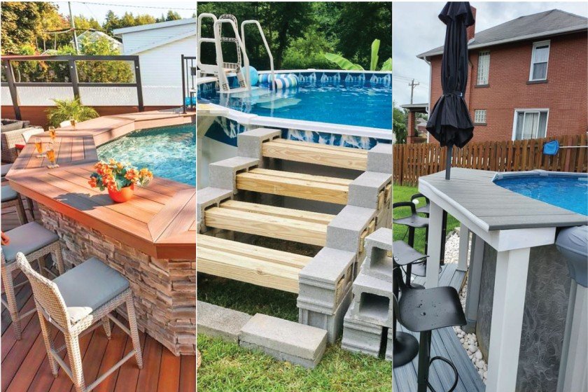 Brilliant Ways to Style Your Above-Ground Pools