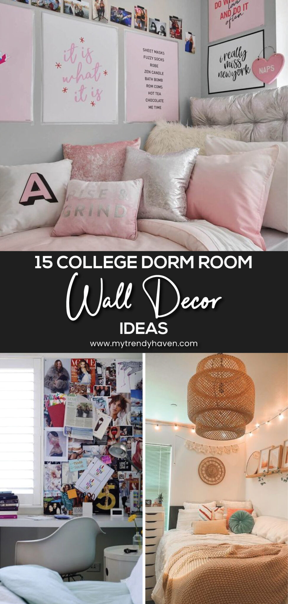 College Dorm Room Wall Decor Ideas