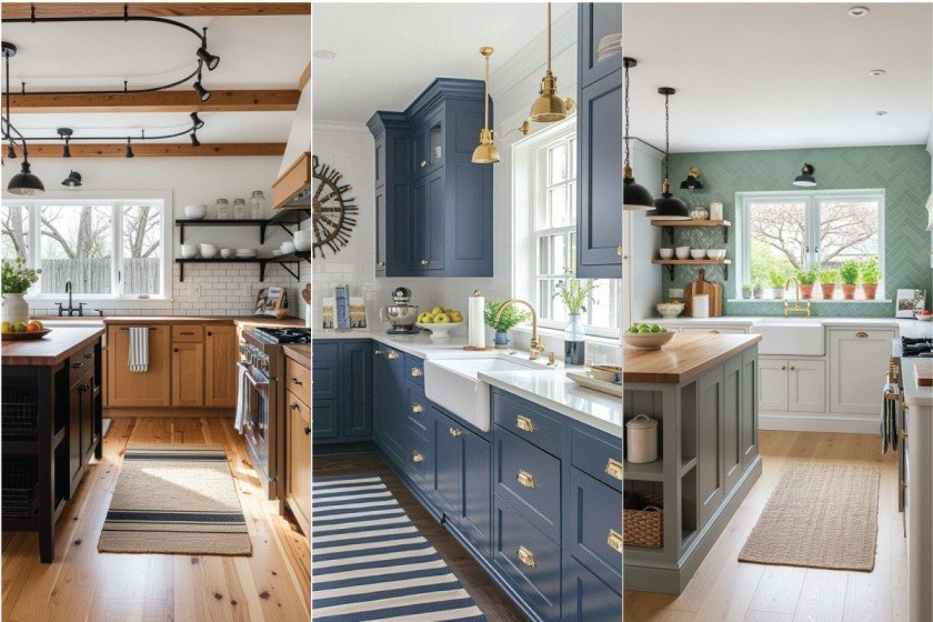 modern cottage kitchen