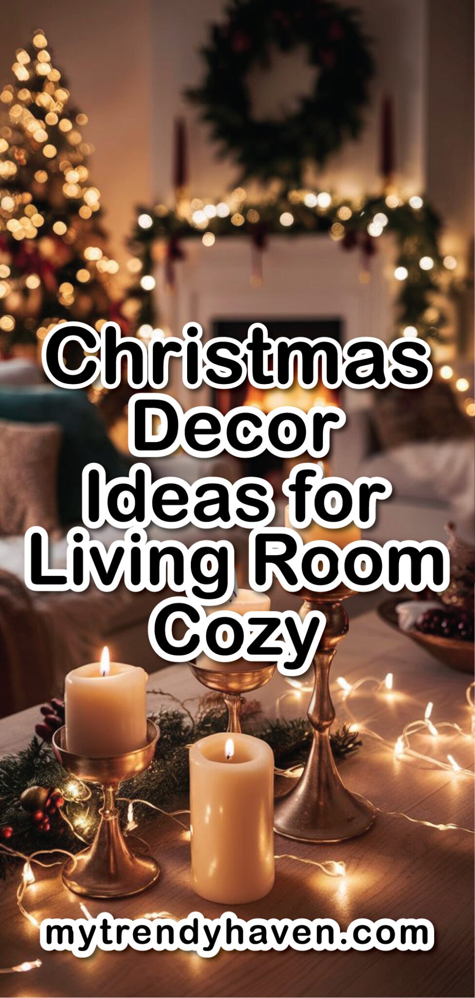 christmas decor ideas for living room cozy