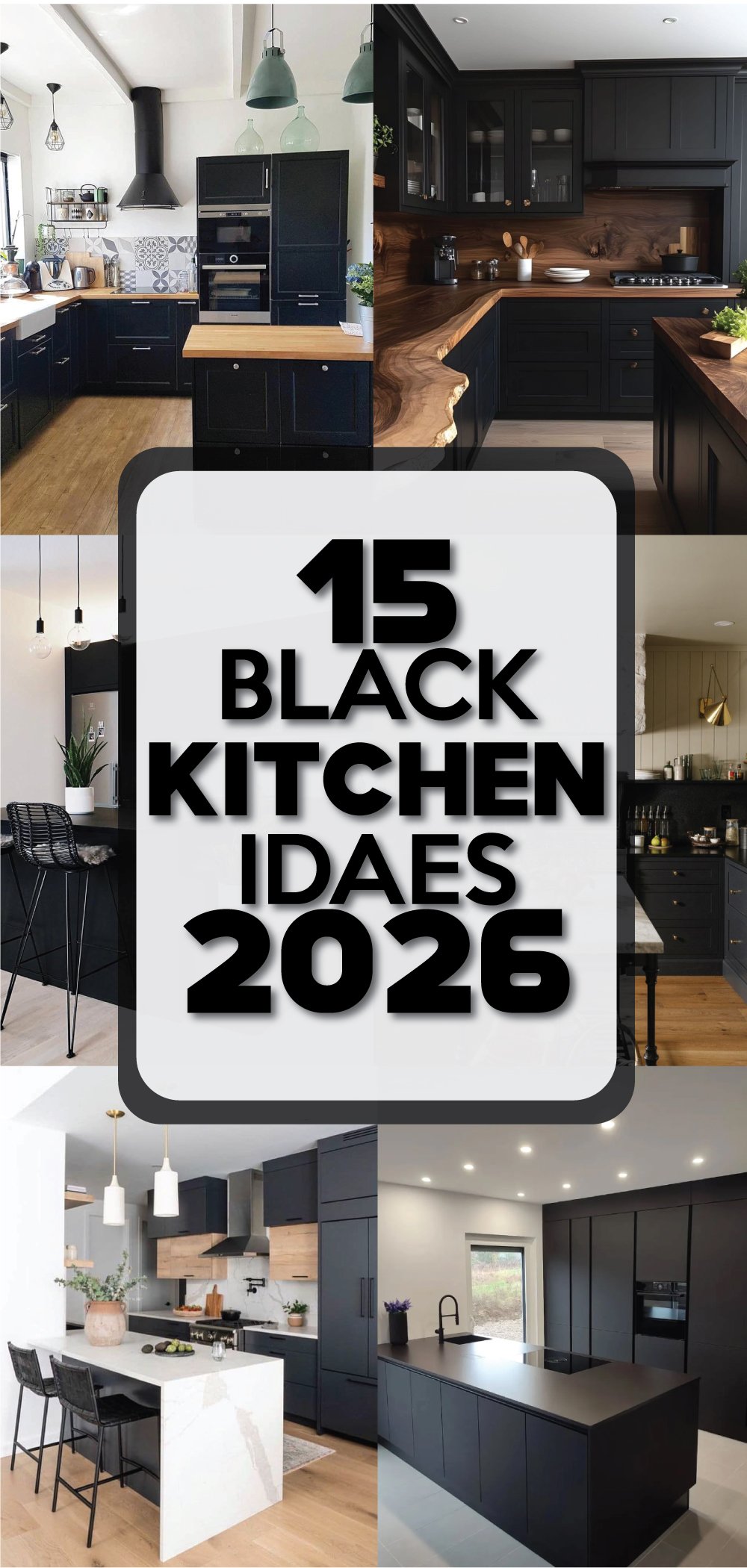 Black Kitchen Ideas 