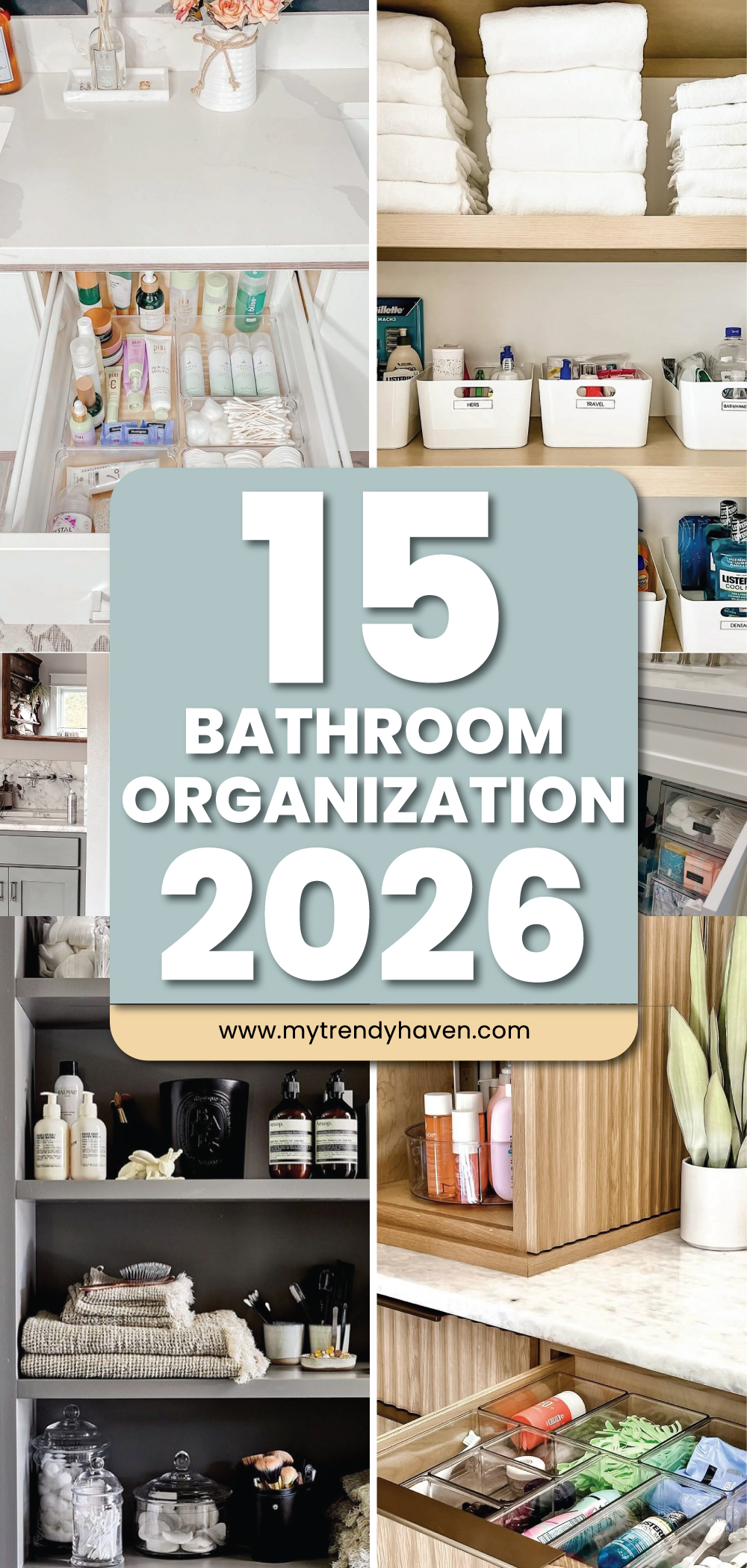 bathroom organization