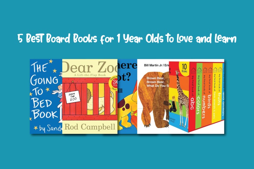 5 Best Board Books for 1 Year Olds to Love and Learn