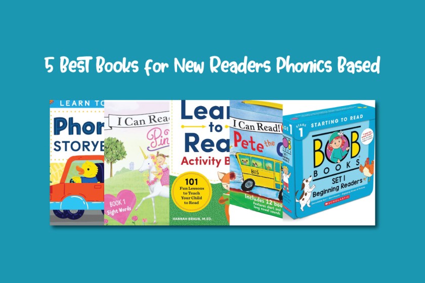 5 Best Books for New Readers Phonics Based