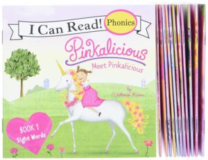 1. Pinkalicious 12-Book Phonics Fun! Includes 12 Mini-Books Featuring Short and Long Vowel Sounds – Early Reader Collection for Sight Words and Literacy Development (Ages 3-6) (I Can Read Phonics Fun)