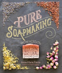 A lush guide to making DIY soaps using all-natural and organic ingredients, with 32 recipes specially formulated for lasting skin benefits. Enjoy the luxury of handcrafted soaps made with nourishing ingredients like coconut butter, almond oil, aloe vera, oatmeal, and green tea—all from your own home. In 32 simple recipes with step-by-step instructions, Anne-Marie Faiola, author of Soap Crafting and Milk Soaps, walks you through the soapmaking process, from simple castile bars to intricate swirls, embeds, and marbled and layered looks. Starting from a simple combination of skin-nourishing oils, make revitalizing recipes like a Black Tea Funnel Pour or a Goat Milk Sunset Burst, with easy-to-find ingredients including blueberries, dandelions, almond milk, coffee grounds, mango and avocado butters, teas, and more.