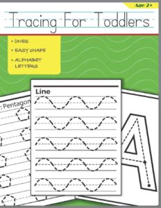 Tracing For Toddlers: Beginner to Tracing Lines, Shape & ABC Letters (Fun Kids Tracing Book)