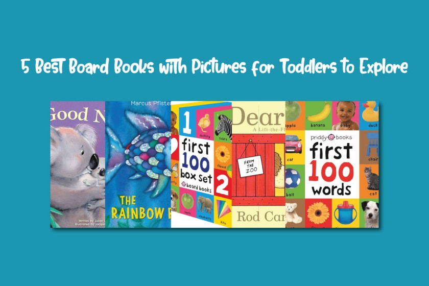 5 Best Board Books with Pictures for Toddlers to Explore