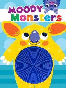 Moody Monsters - Silicone Touch and Feel Board Book - Sensory Board Book (Touch & Feel Sensory Board Books for Baby & Toddler Time)