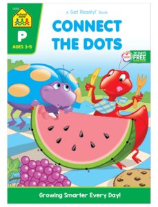 School Zone Connect the Dots Workbook: 32 Pages, Preschool, Kindergarten, Dot-to-Dots, Counting, Number Puzzles, Numbers 1-10, Coloring, Ages 3 to 5 (Get Ready! Book Series)