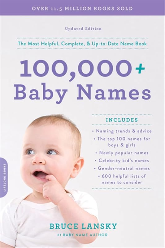 100,000+ Baby Names: Helpful Complete Up-to-Date Book for Perfect Newb