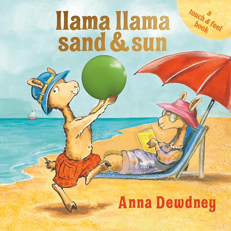 Llama Llama Sand and Sun: Touch & Feel Board Book by Anna Dewdney - Se