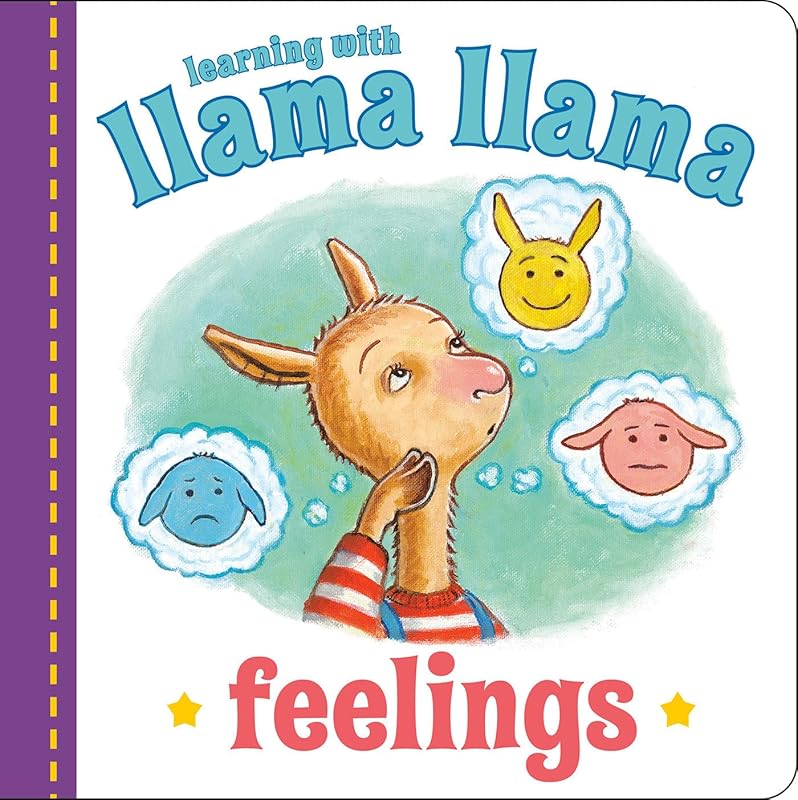 Llama Llama Feelings Board Book by Anna Dewdney - Teaches Emotions and