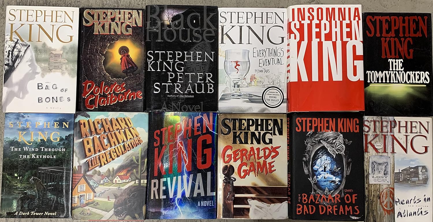 Stephen King Hardcover Novel Collection 12 Book Set: Premium Edition I