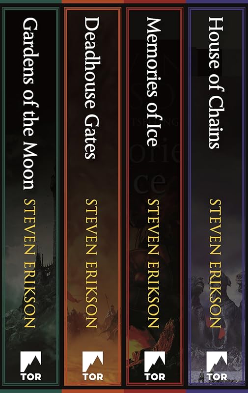 Complete Malazan Book of the Fallen Books 1-4: Gardens of the Moon to 
