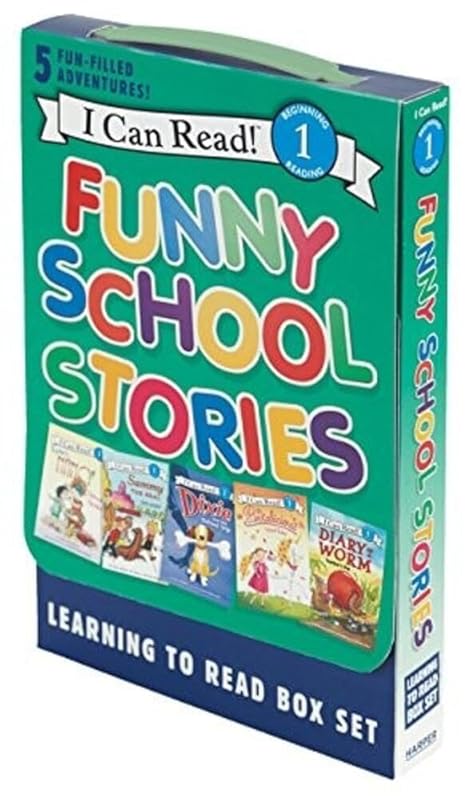 Funny School Stories Level 1 Box Set – 5 Engaging Books for Beginning 