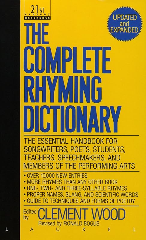 Complete Rhyming Dictionary with Poet's Craft Book for Poets