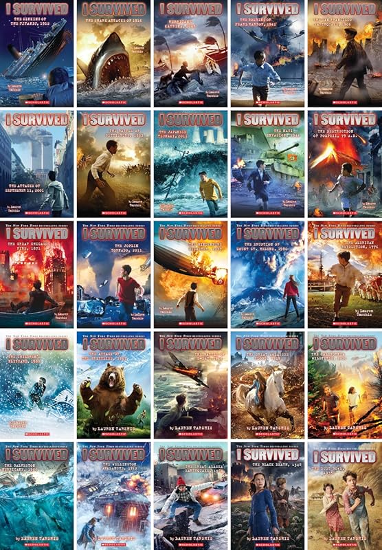 I Survived Series Complete Set by Lauren Tarshis: 25 Thrilling Histori