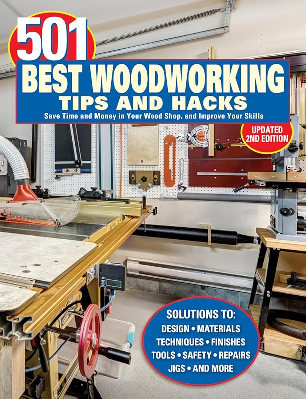 501 Woodworking Hacks & Tips to Save Time, Money & Improve Skills