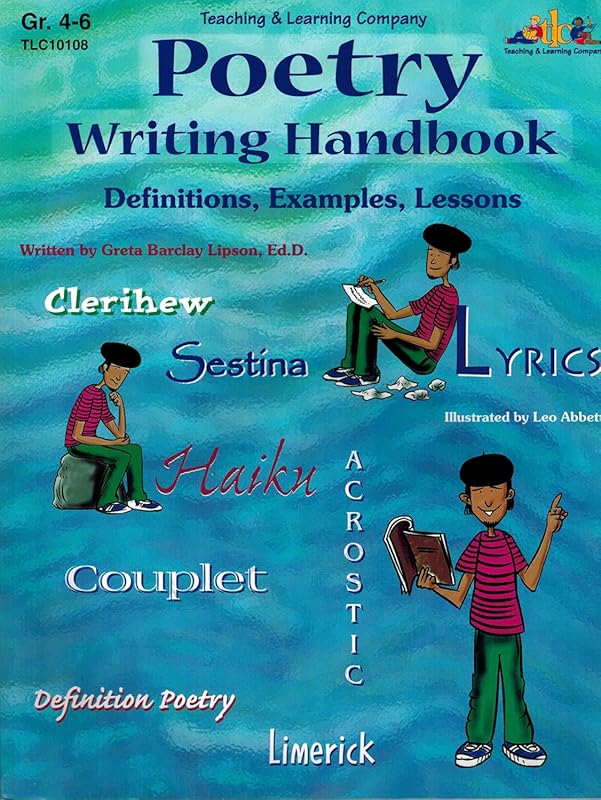 Poetry Writing Handbook for Grades 4-6 with Definitions, Examples & Le