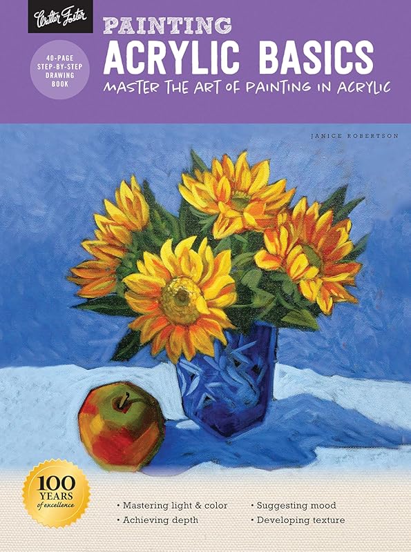 Painting Acrylic Basics: Master Acrylic Art Techniques in How to Draw 