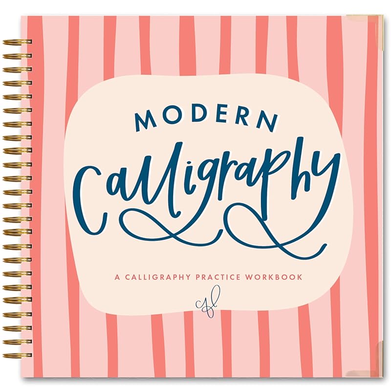 Modern Calligraphy Workbook – Beginner’s Practice Guide with Calligrap