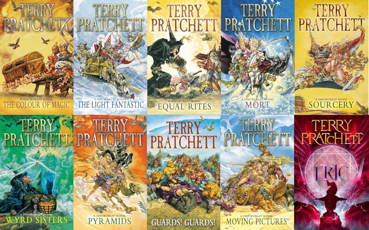 Terry Pratchett Discworld Series 1 & 2: 10-Book Collection