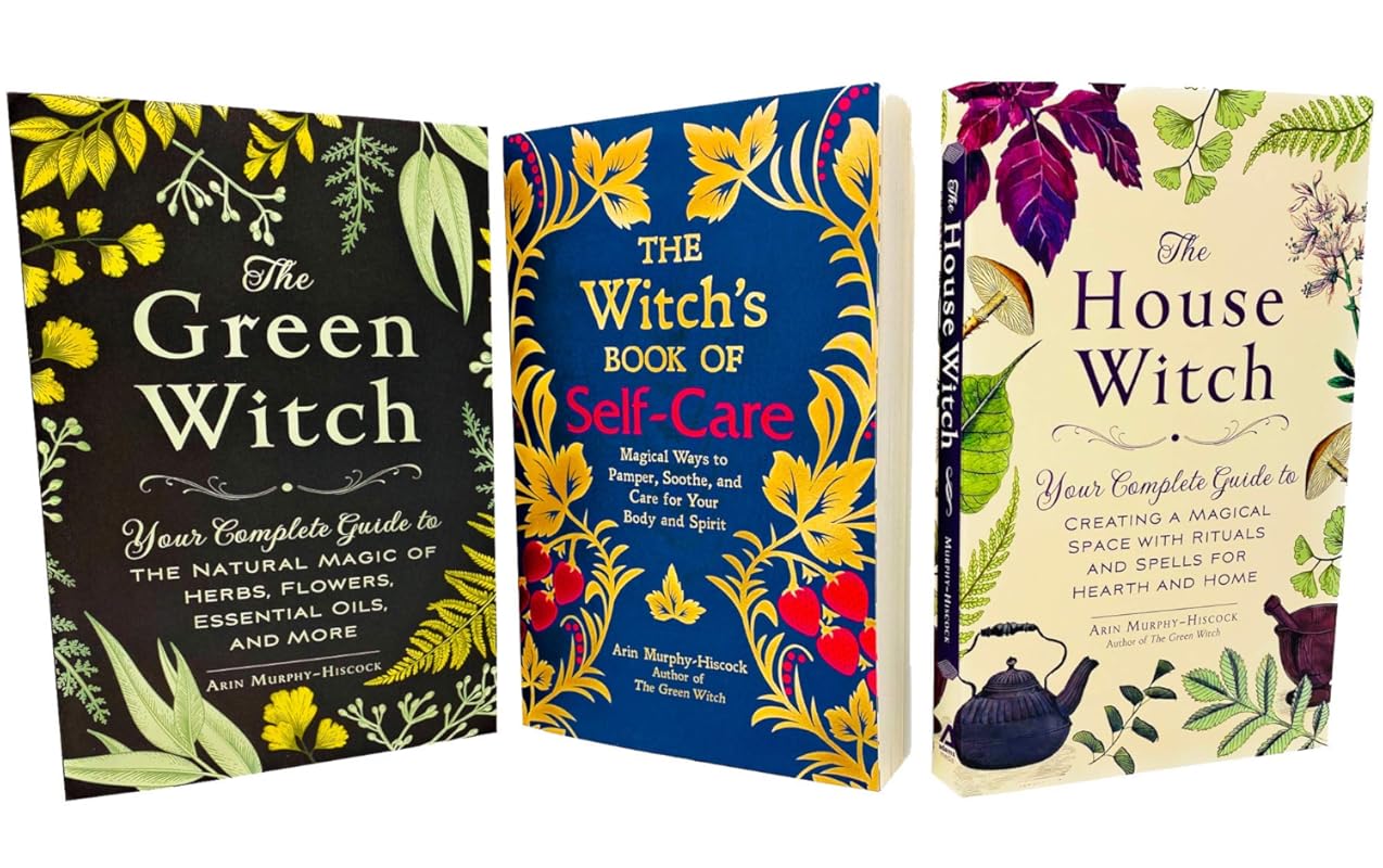 Arin Murphy-Hiscock 3 Books Collection: The Green Witch, Self-Care & H