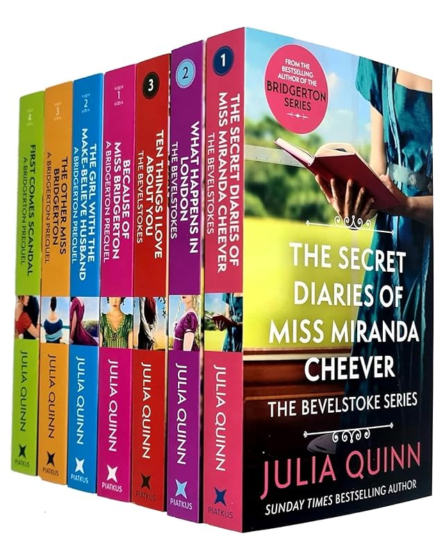 Julia Quinn Bevelstoke Bridgerton Prequels Rokesbys 7-Book Collection: