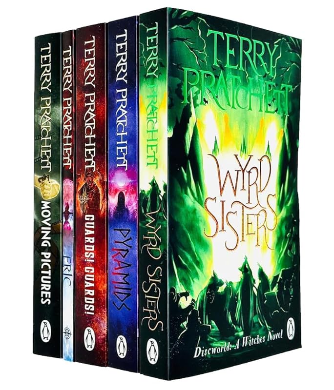 Terry Pratchett Discworld Series 2-5: Wyrd Sisters, Pyramids & Guards!