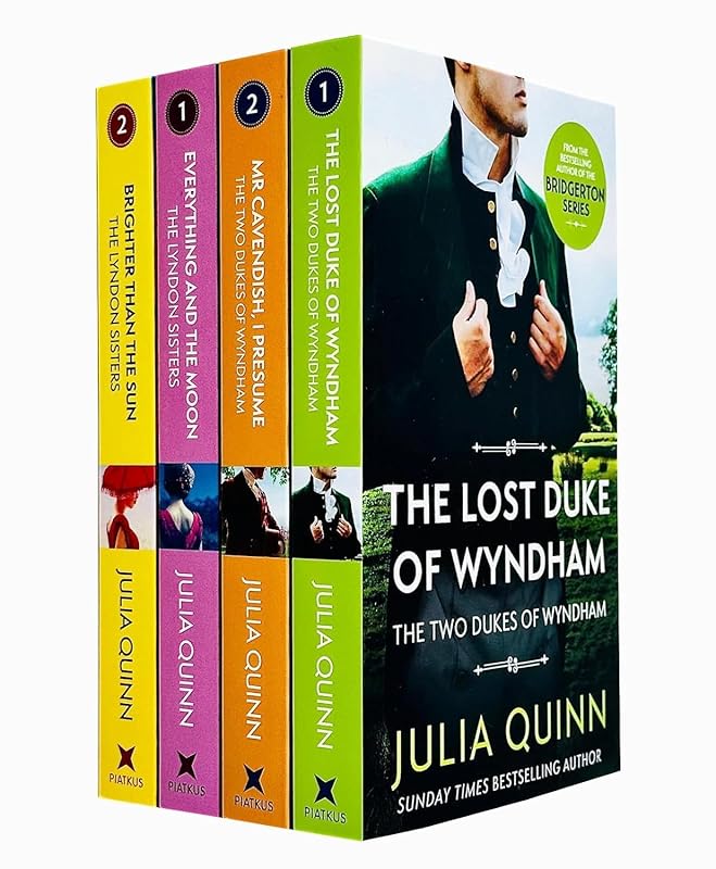 Julia Quinn Lyndon Sisters Two Dukes of Wyndham 4-Book Set: Complete R