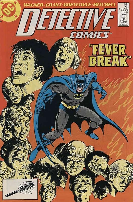 Detective Comics #584 VF – Classic Batman March 1988 DC Comic Book