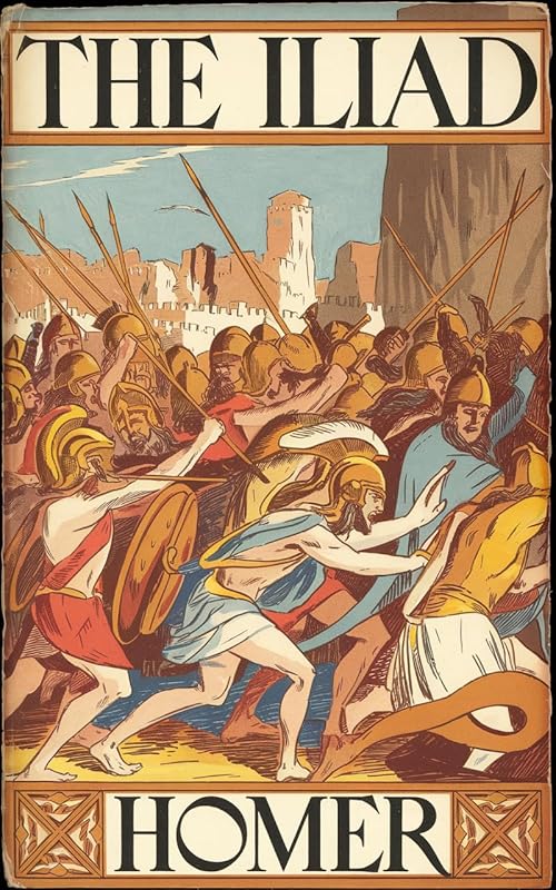 The Iliad by Homer: Epic Ancient Greek Poem Trojan War Heroes Gods Bat