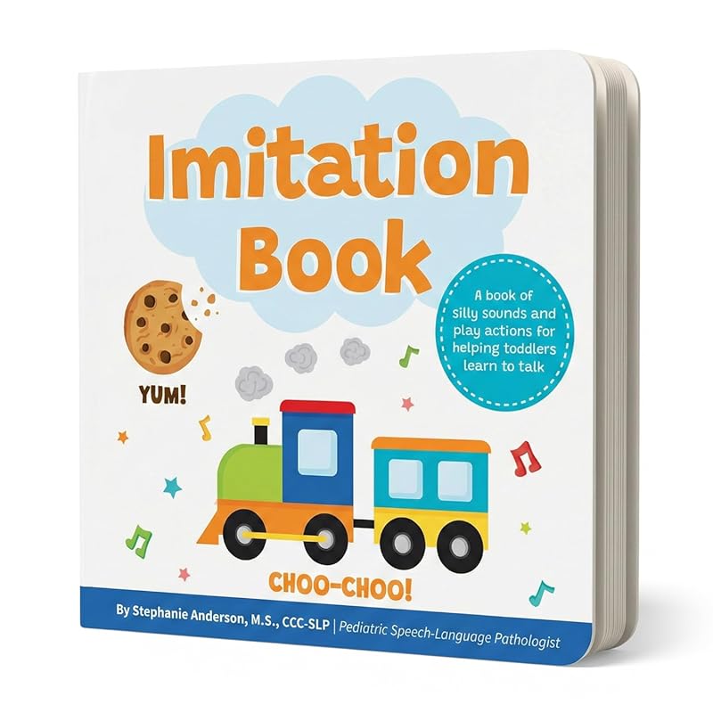 Interactive Imitation Book Learn to Talk Board for Toddlers 0-4 by Spe